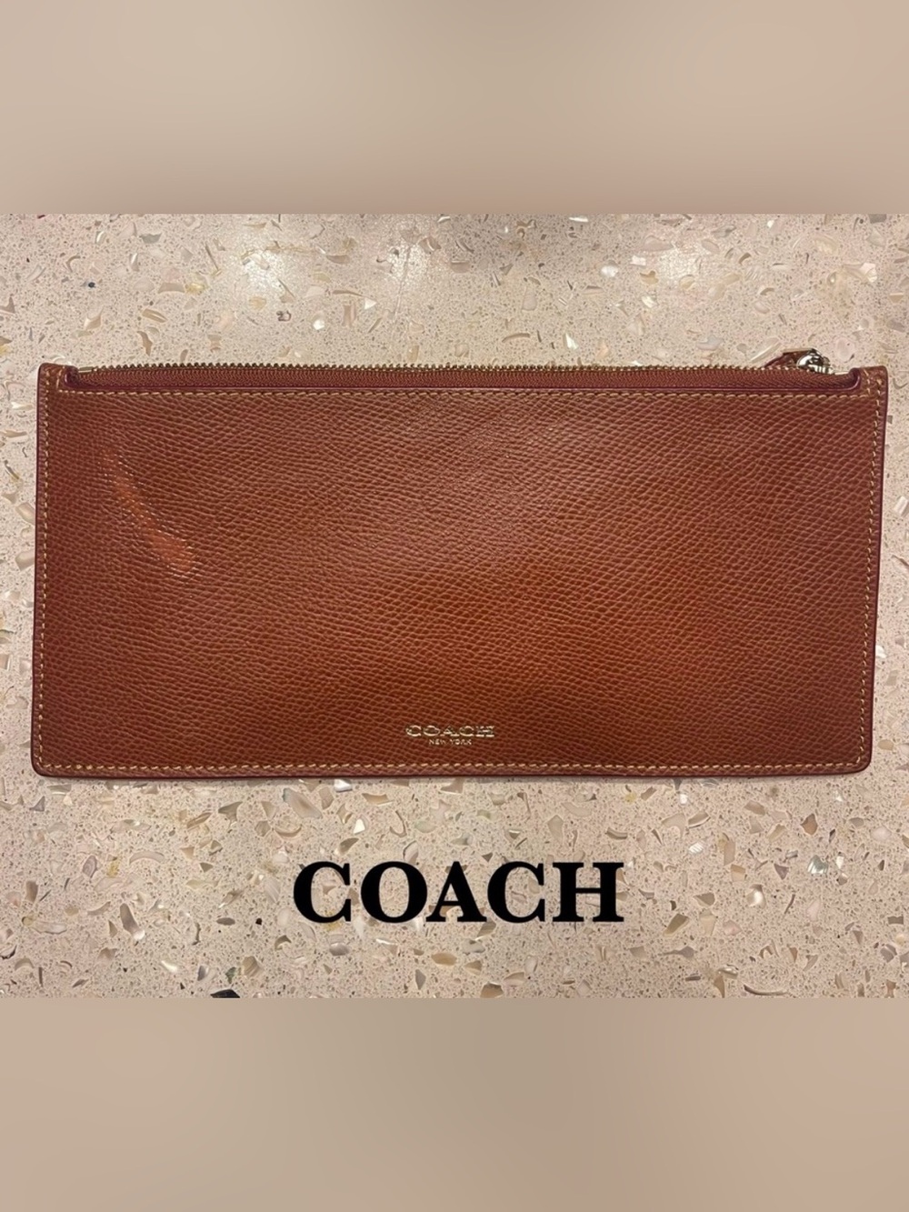 Coach Leather Travel Case